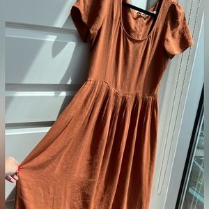 NWT Christy Dawn Scarlet Dress Rust